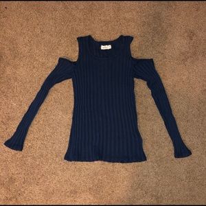 Hollister Navy blue long sleeve